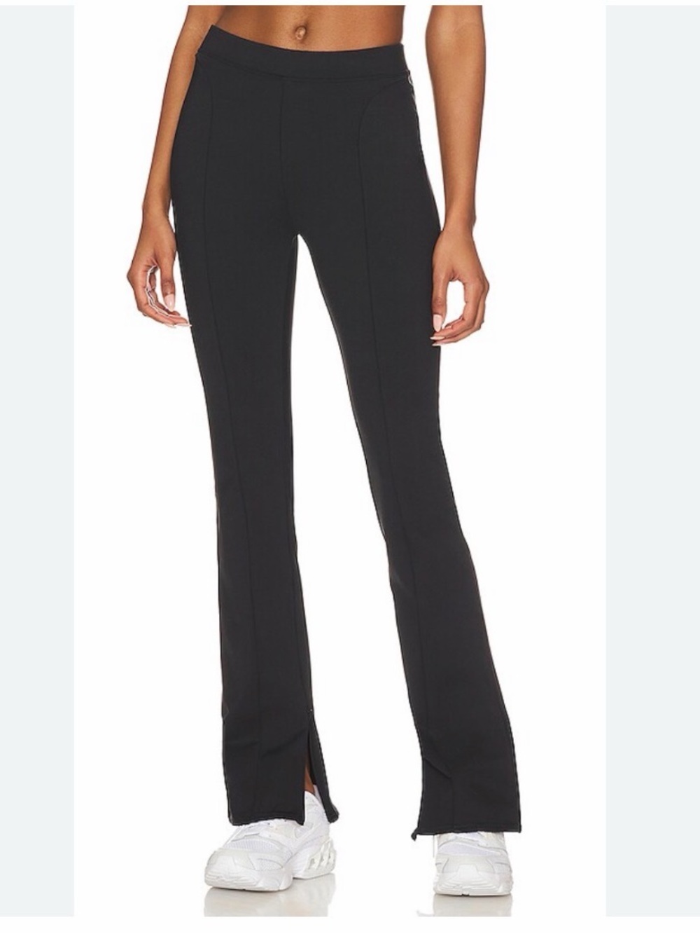 Alo yoga high waist zip it flare leg pants